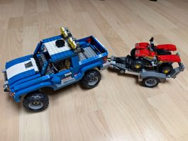 Lego  Truck Anhänger Quad guter Zustand