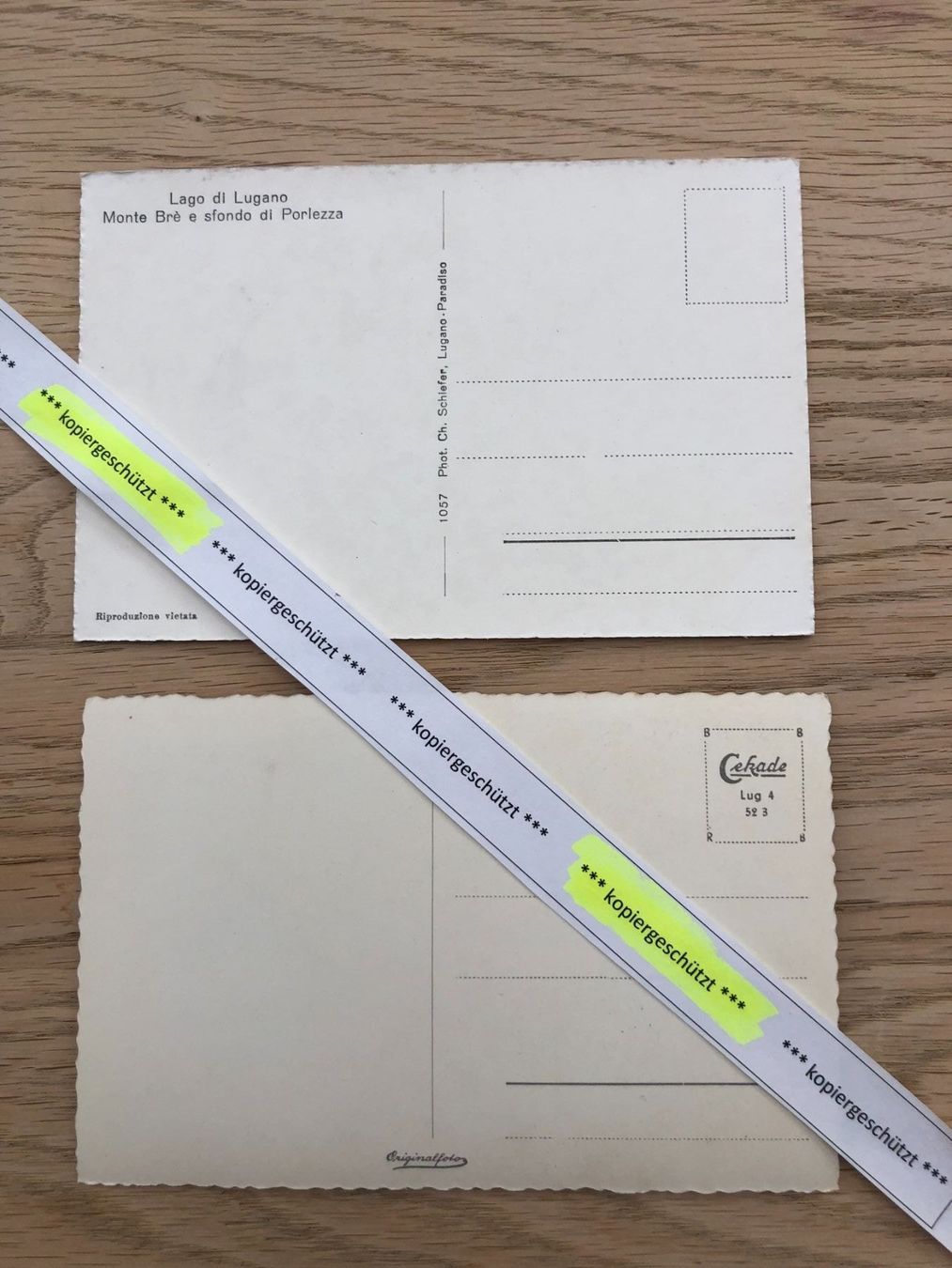 Cartoline postali: Lugano Lago Monte Bré – Nuovo (secondo la descrizione) da Hefenhofen venduto da Bierinder 1