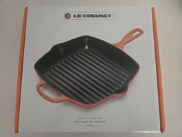 Le Creuset Grillpfanne rot neuwertig