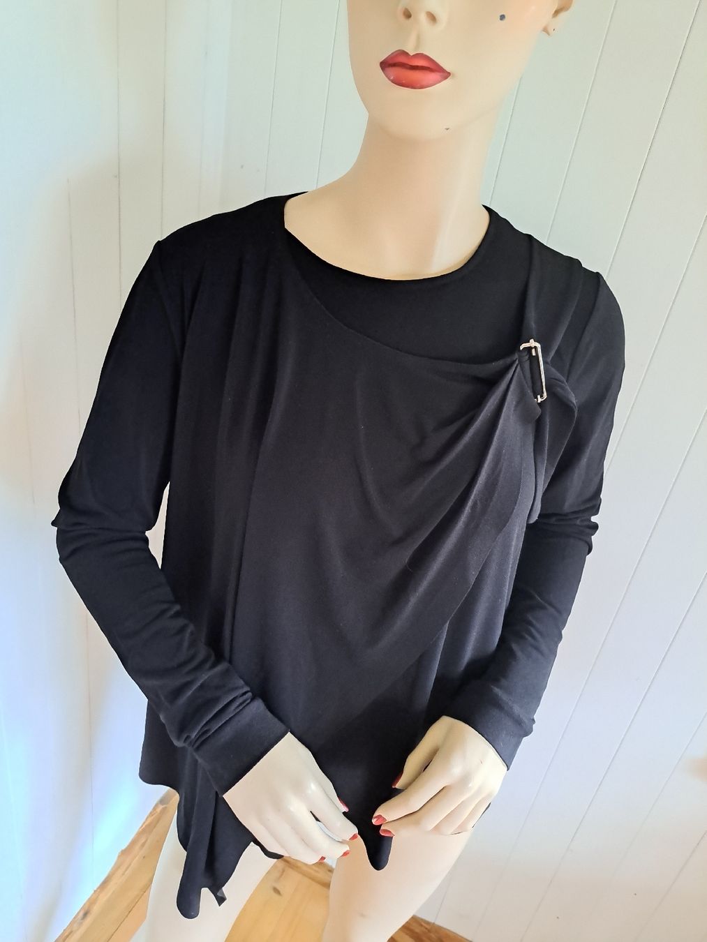 Maglioni & Felpe: MARLENE BIRGER Langarmshirt NIBOM Wickeltop Pulli M Shirt 38 – Usato da Mollis venduto da Fauchi99 1