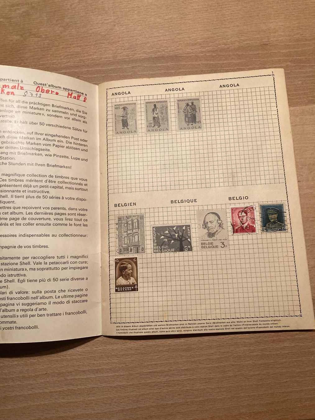 Tutti i francobolli: Shell Briefmarkenalbum, aus aller Welt – Usato da St.Gallen venduto da WrigleyCH 1