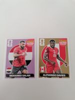 Panini FIFA Extra Sticker Mohamed Salah,Gold Alphonso Davies