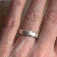 Silberring, Grösse 53 mm (zeitloser Schmuck Alltag)