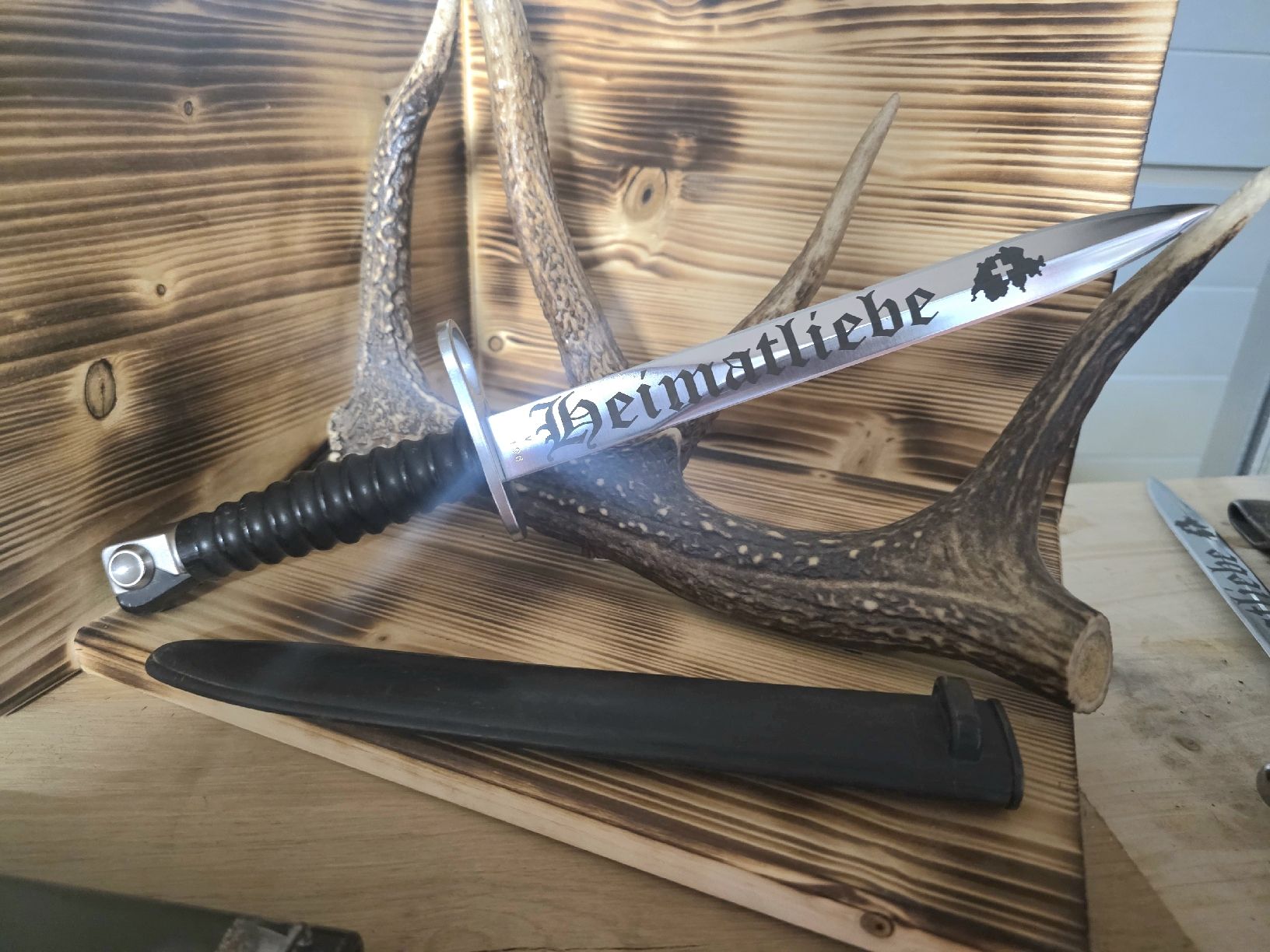 Schweizer Armee Stichwaffen: Schweizer Bajonett – Gebraucht aus Trimmis von leonidas3
