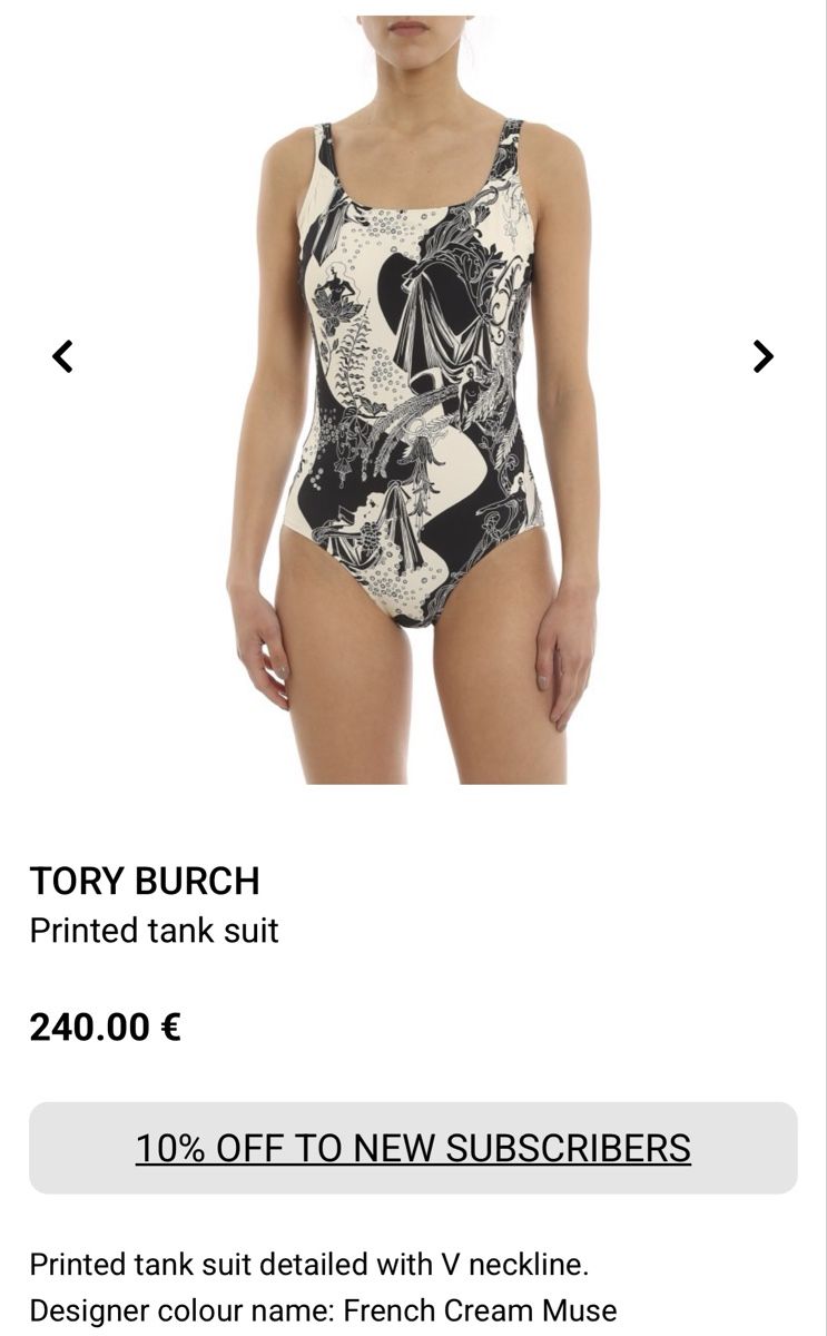 Costumi da bagno & Bikini: Tory Burch Schwimmanzug Badekleid – Usato da Winterthur venduto da gre_7nbw 4