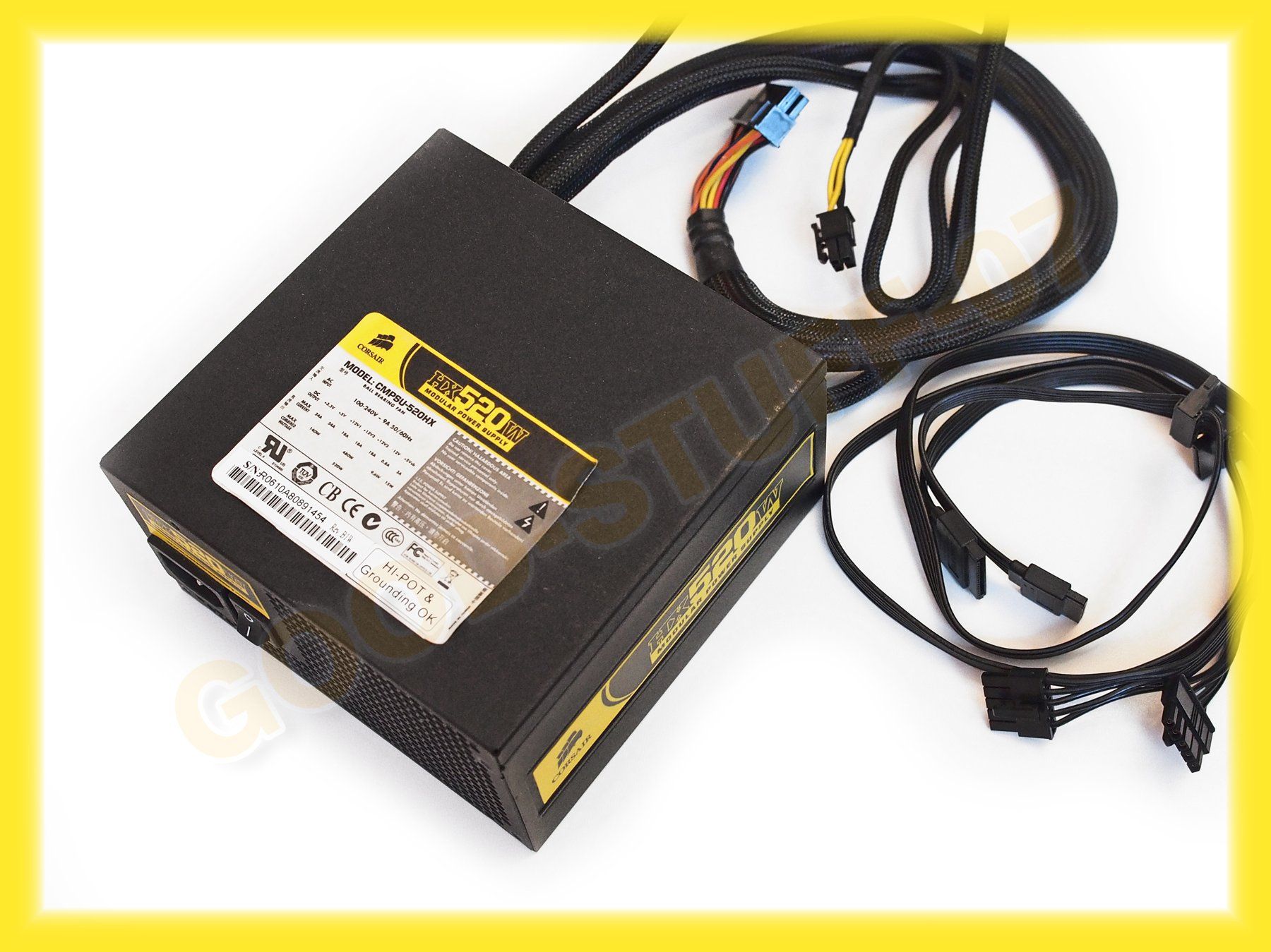 Corsair Componenti elettronici: Corsair HX520W - Alimentation PC / PC Netzteil – Usato da Corgémont venduto da GOOD-STUFF-07 3