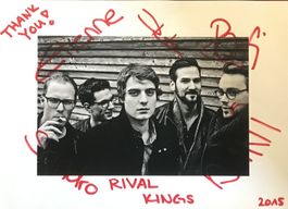 Rival Kings Indie Rock Autogramm signiert Foto 15x21cm