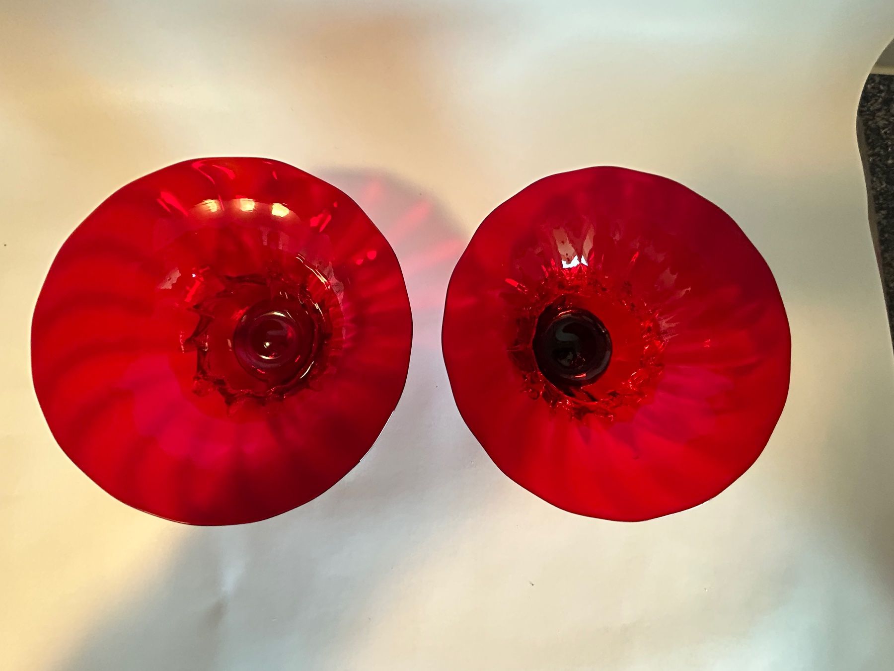 Murano Bicchieri: 2 kleine Murano Glas Schalen – Usato da rotkreuz venduto da baudisch 3