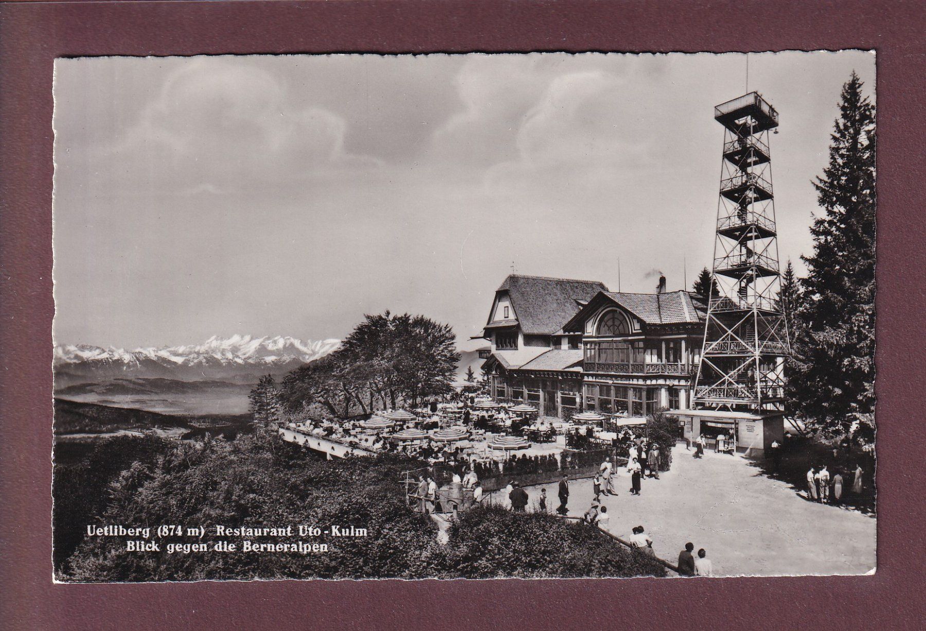 Ansichtskarten: Uetliberg - Restaurant UTO-KULM – Gebraucht aus Pully von nicecards