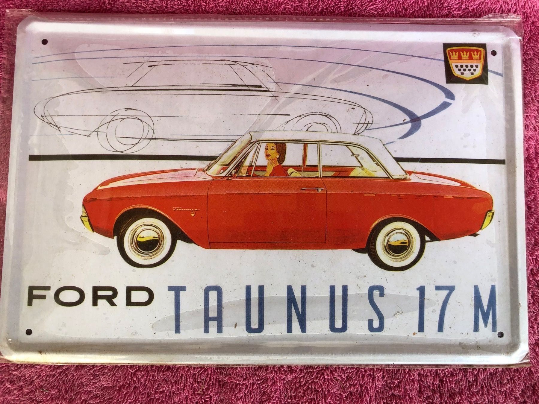 Insegne: Fotd taunus 17m Oldtimer classic – Nuovo (secondo la descrizione) da Reinach AG venduto da rares75