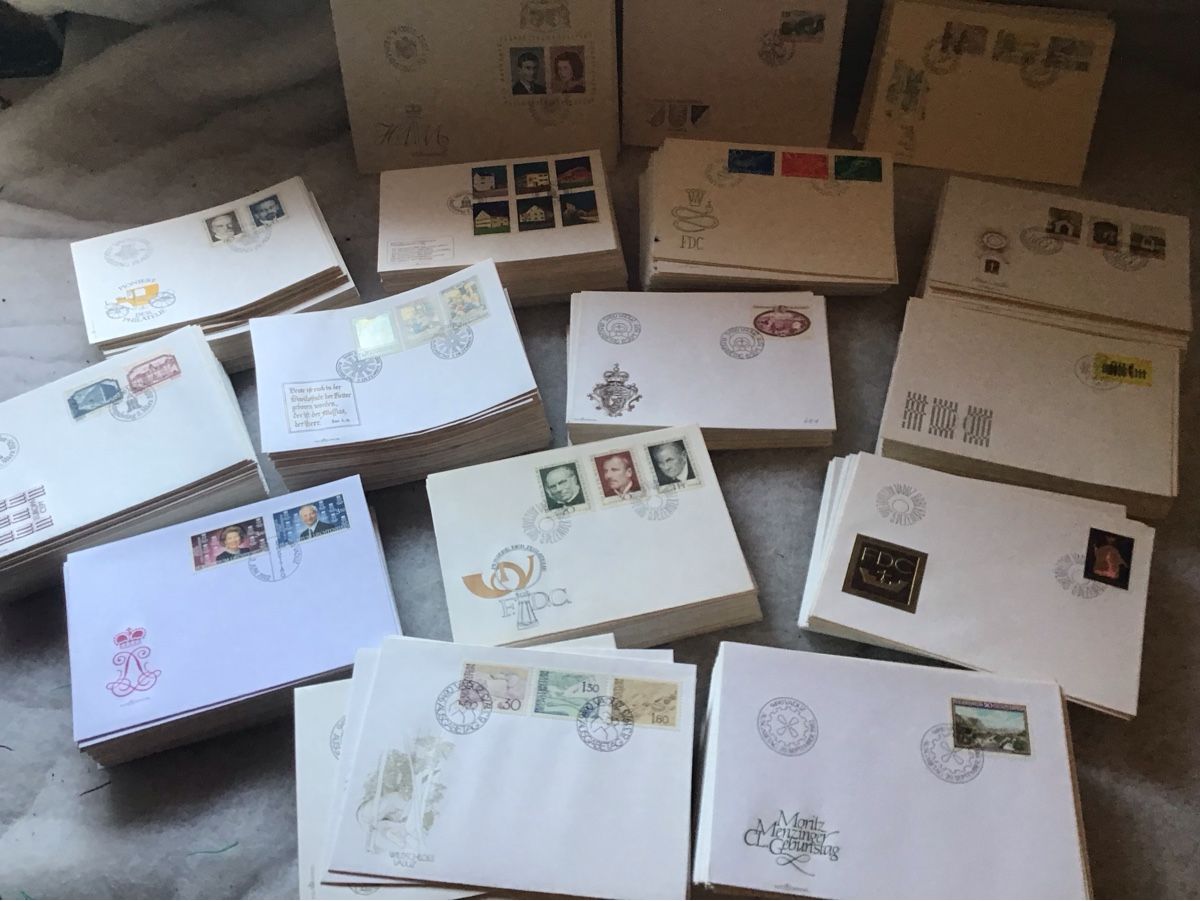 Tutti i francobolli: Briefumschlag Sammlung, FDC, Europa, Liechtenstein, Diverse – Usato da Bazenheid venduto da jud_wk8k 4
