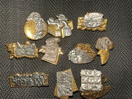 Basler Fasnachtsplaketten Gold 2000-2009