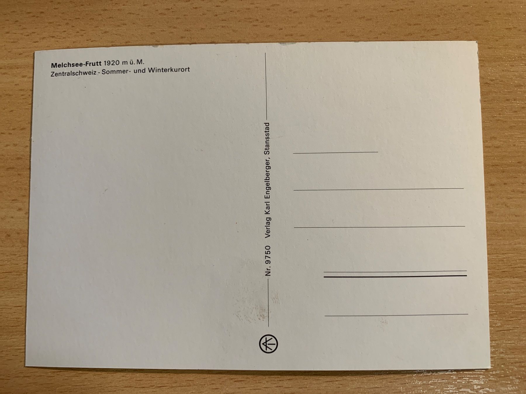 Cartoline postali: ANTIKE ANSICHTSKARTE MELCHSEE-FRUTT********* – Usato da Ibach venduto da lisch3 2