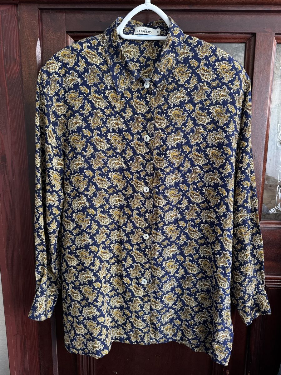 Camicette: Vintage 100% Seide Hemd Bluse – Usato da Obfelden venduto da cesarina10 1
