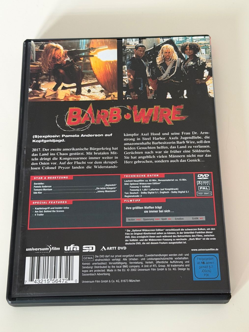 Tutti i DVDs: Barb Wire DVD Pamela Anderson – Usato da Altstätten SG venduto da sheamus 1