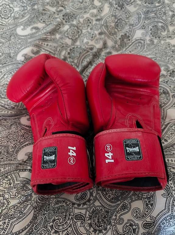 Guanti & manicotti: Gants de boxe 14 oz rouge – Usato da St-Prex venduto da mat_zrw2 3