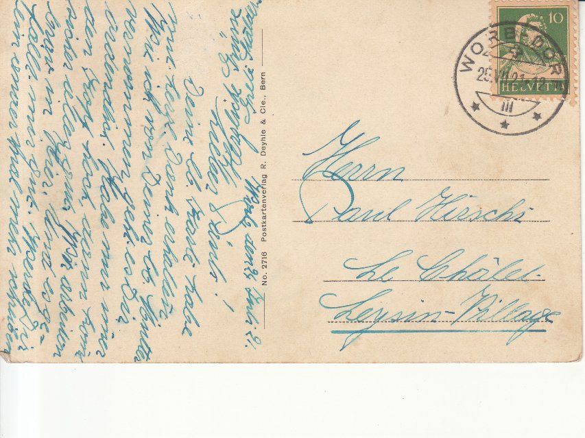 Cartoline postali: Worb Haushaltungsschule 1921 – Usato da Bürglen TG venduto da StampGraf 1