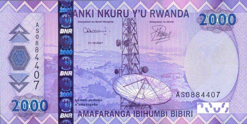 Banconote: Ruanda 2000 Franc 2007 UNC – Nuovo (secondo la descrizione) da Schliern b. Köniz venduto da pizzitaxi