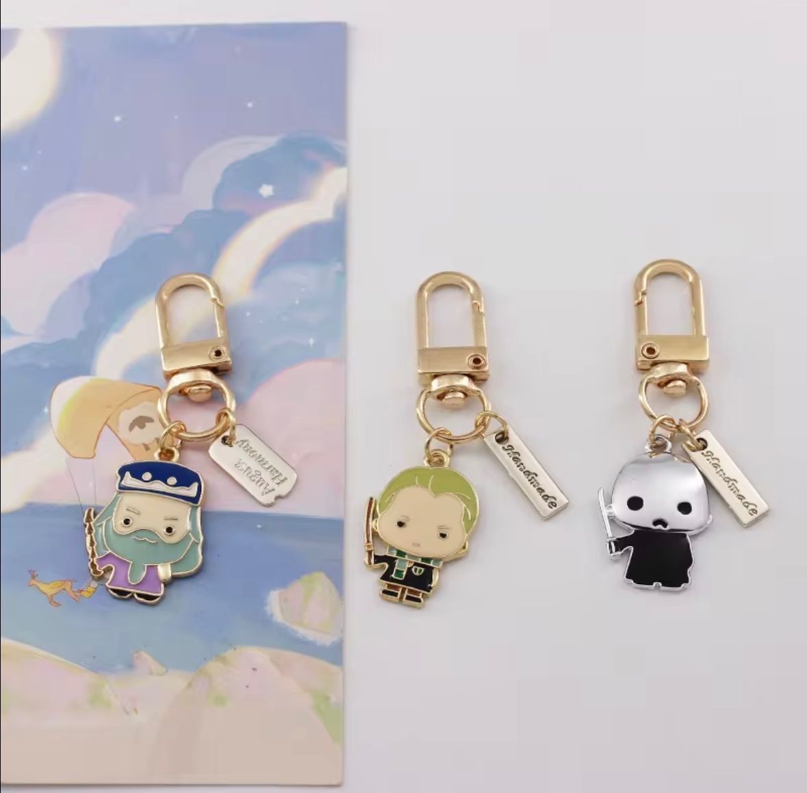 Portachiavi: 6 PCS  - Porte clé Harry Potter, New – Nuovo e nell'imballaggio originale da Collombey venduto da Cards07 2