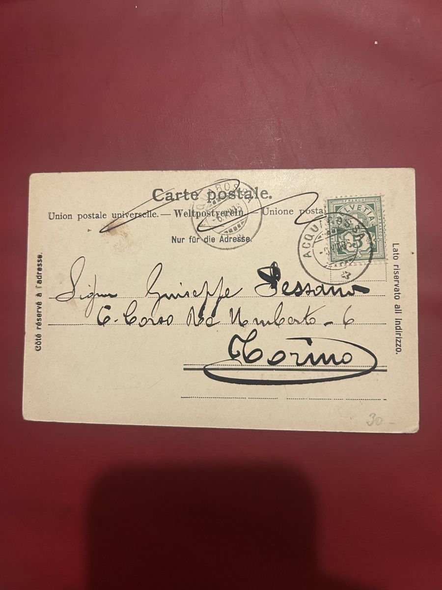 Cartoline postali: Un Saluto da Acquarossa 1906 – Usato da Breganzona venduto da Milesbo 1