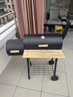 Smoker BBQ Grill Barrel Black 2023 Summer Outdoor Fun