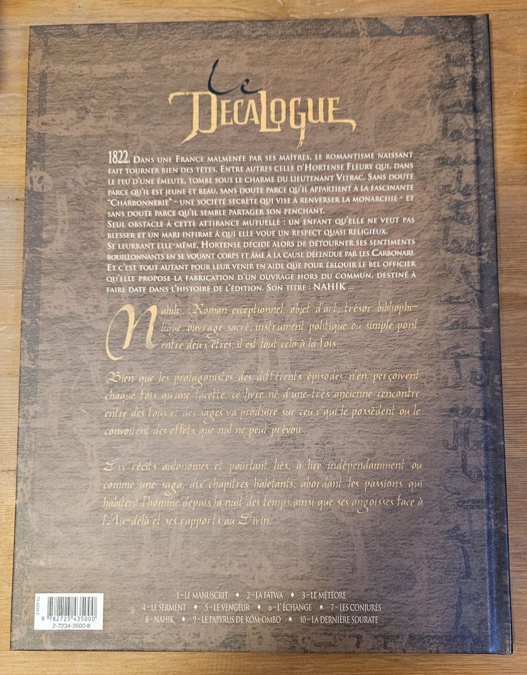 Fumetti: Le décalogue N 7 (T.B.E.)  Les conjurés – Usato da Prévonloup venduto da bitume1975 1