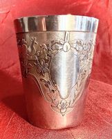 Antiker Jugendstil-Taufbecher Silber  um 1900