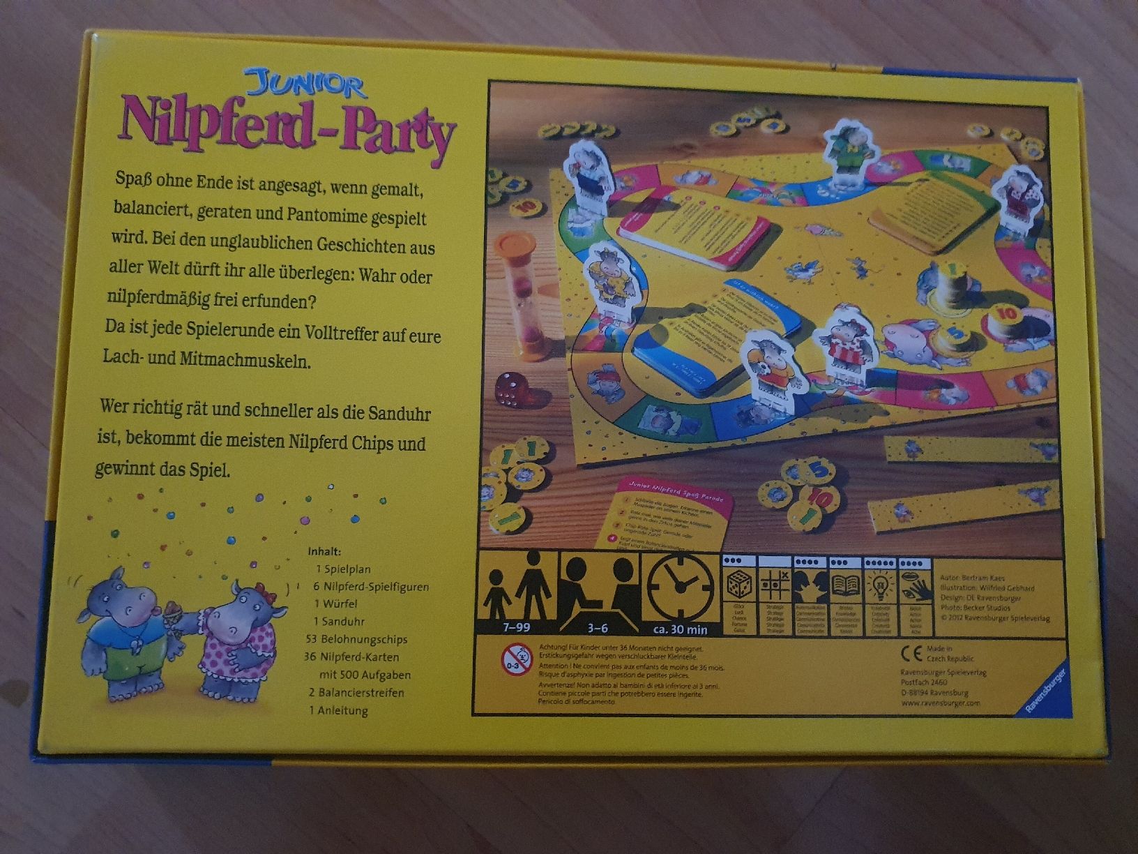 Ravensburger Jeux: Spiel "Junior Nilpferd-Party" – Neuf (Voir description) à Deitingen par RK68 3