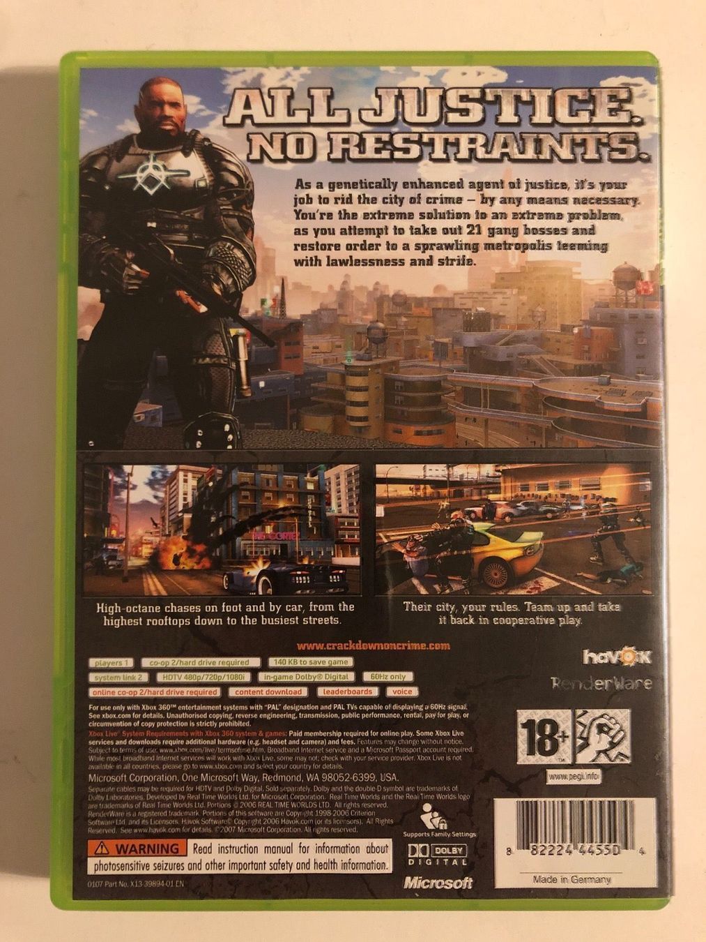 Microsoft Spiele: Crackdown für Xbox 360 – Gebraucht aus Kestenholz von Mad18 1