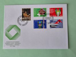 1. Tagesbrief Sonderpostmarken 9.3.1981 gestempelt