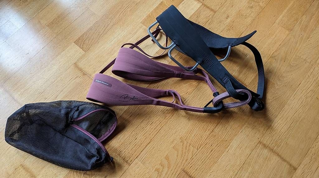 Black Diamond Attrezzatura da arrampicata: Black Diamond Solution Klettergurt Gr. S - Babsi Edition – Usato da Innertkirchen venduto da Flir