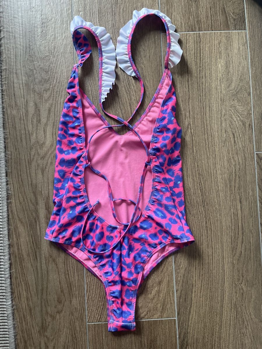 Badekleider & Bikinis: Maillot de bain léopard rose et violet, Taille M – Neu (gemäss Beschreibung) aus Hauterive NE von Lipal 3
