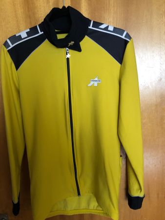 Original Assos Herbst 🍂 Jacke wie neu Senf gelb Grösse M 🚴