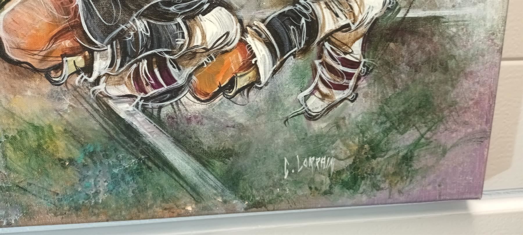 Tableaux: Lorrain "Clowns Fussball" Gemälde – D'occasion à Zürich par Galerie-Kunst 1