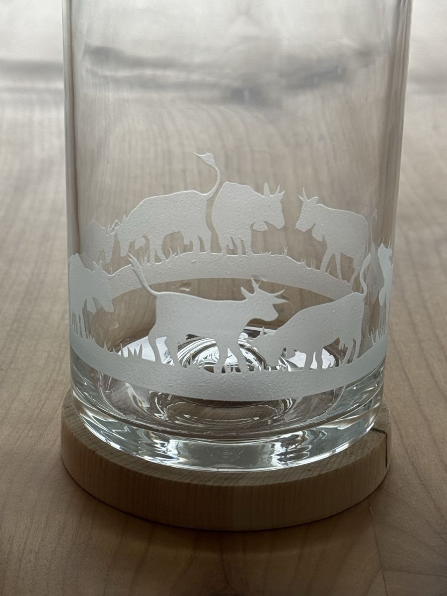Caraffe: Glaskaraffe Arve mit Sujet – Usato da Meggen venduto da Bmoeve 1