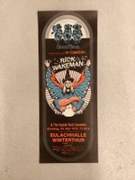 Konzertplakat Rick Wakeman 1976 Winterthur (hat Falze)
