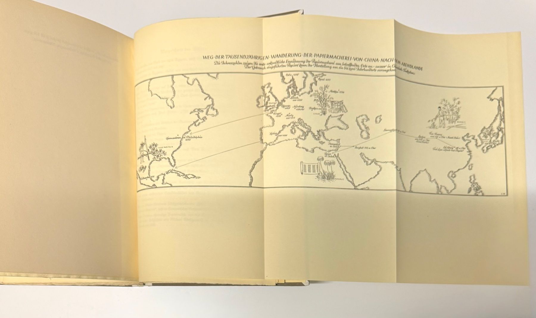 Libri: Das Buch vom Papier, Armin Renker, 1951 – Usato da Bern venduto da Rares 6