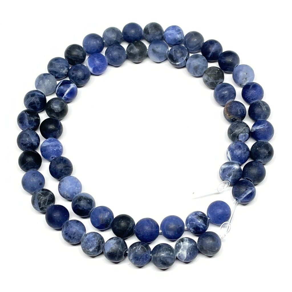 Ketten: Natürliche Blaue Sodalith Perlen, 6mm – Neu (gemäss Beschreibung) aus Thun von Creative-Art-Tess