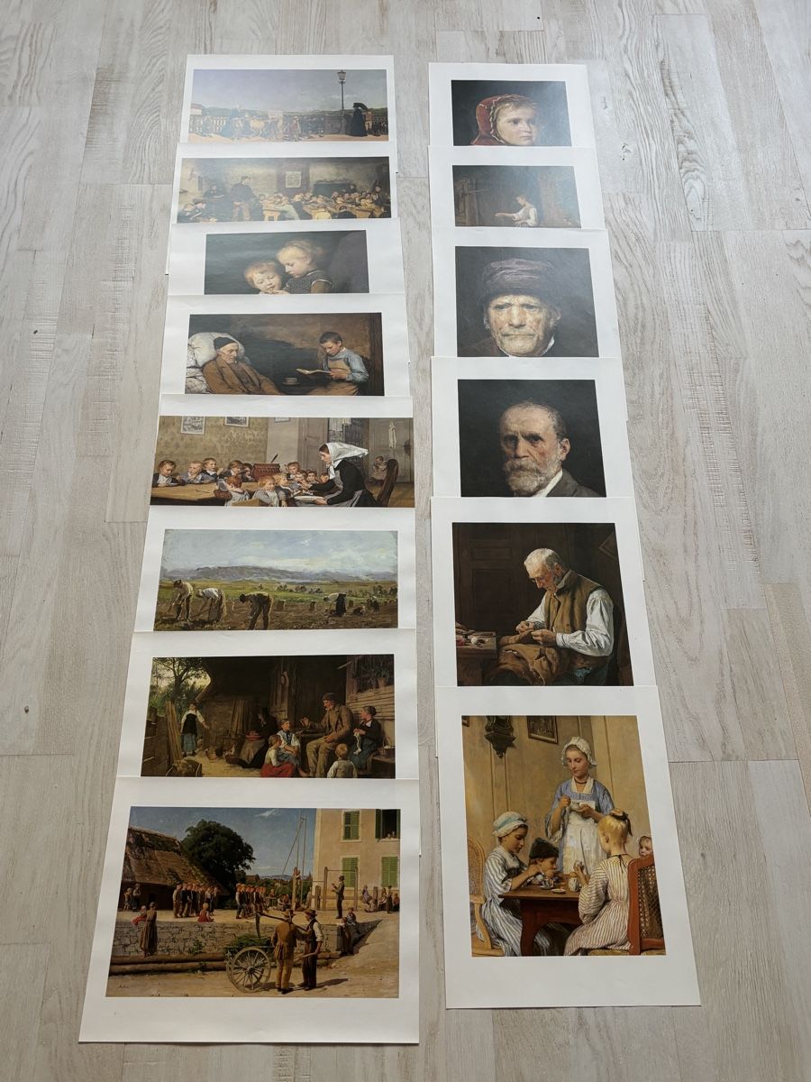 Foto & Immagini: Albert Anker Kunstdrucke Sammlung komplett, 1831-1910 – Usato da Bönigen venduto da muehli302 1