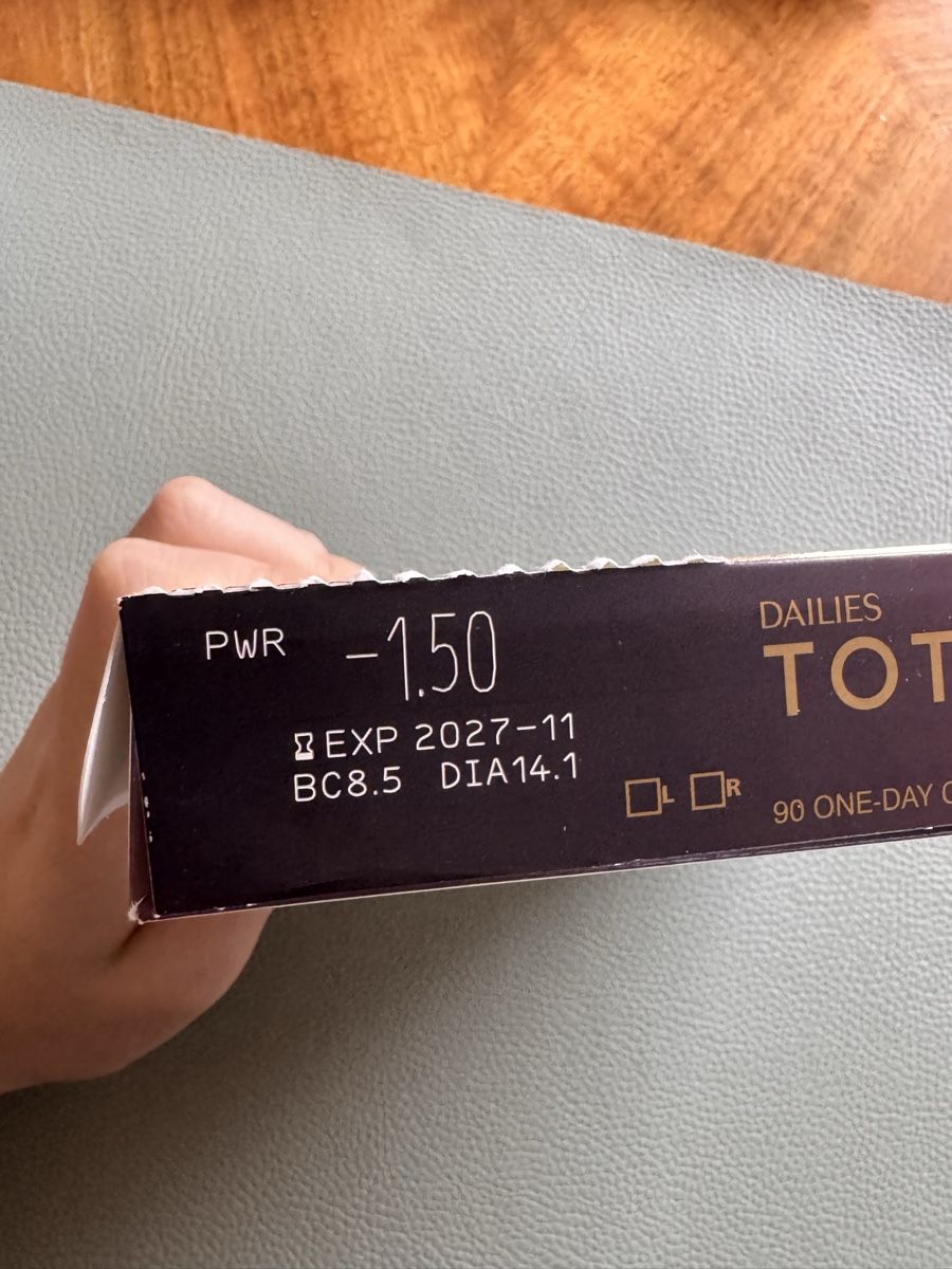 Lenti a contatto: Total Tageslinsen -1.50  – Usato da Winterthur venduto da kh.meier 1