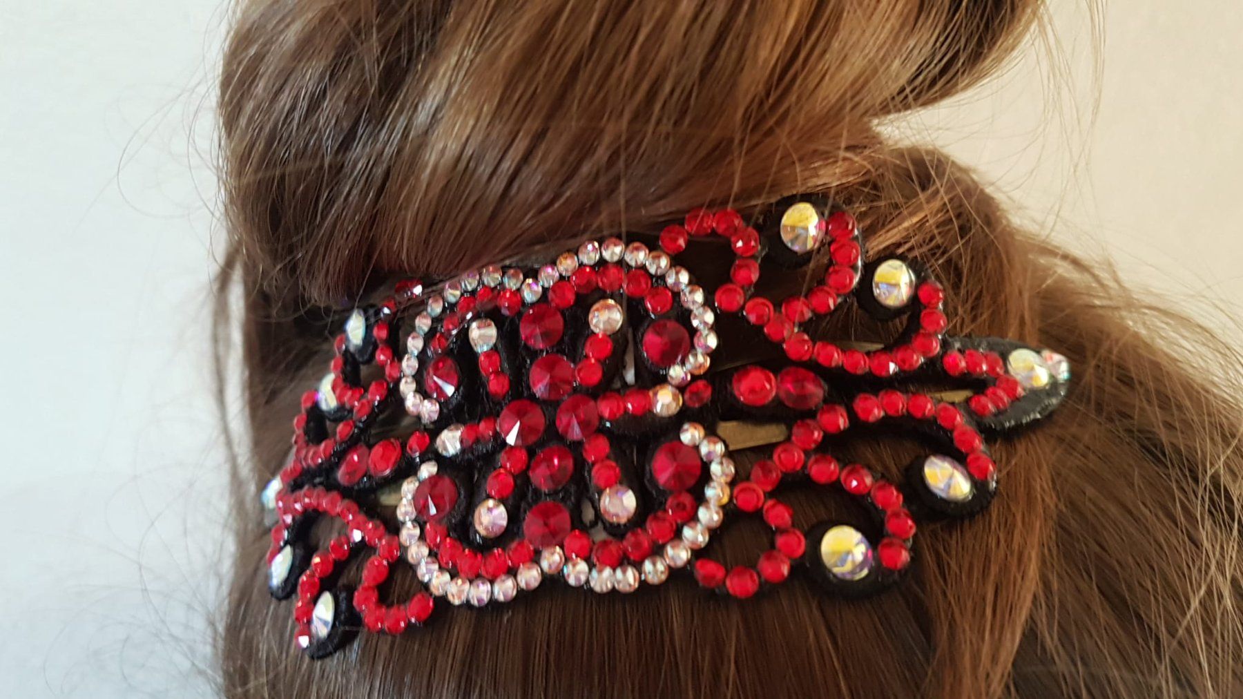Accessori per capelli: Haarspange  mit  Swarovski Steinen 13cm. – Nuovo (secondo la descrizione) da Zürich venduto da 280_yc86 5