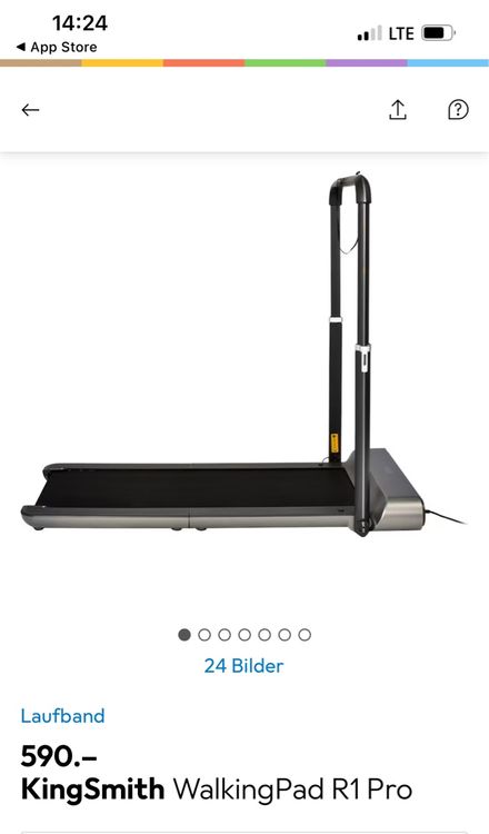 Klappbares Laufband KingSmith WalkingPad R1 Pro (Gebraucht) in