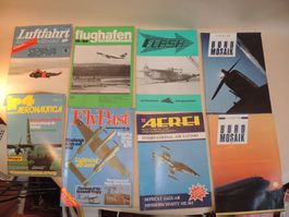 Aviation 8 Stück Magazine Luftfahrt Flug Aero Revue Zeitschr