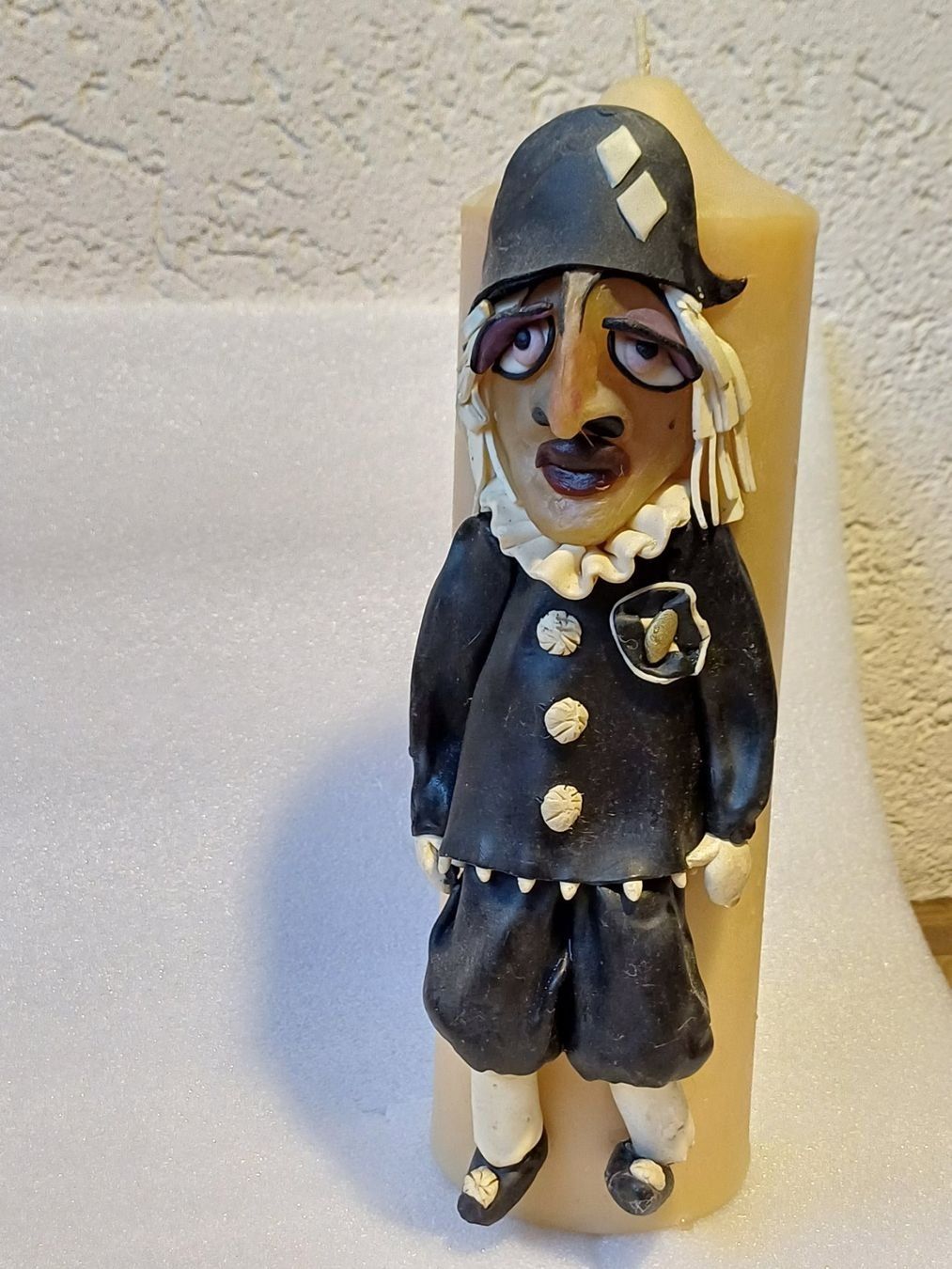 Statuette: Handgemachte grosse Basler Waggis Kerze – Nuovo (secondo la descrizione) da Kloten venduto da Juanita3 3