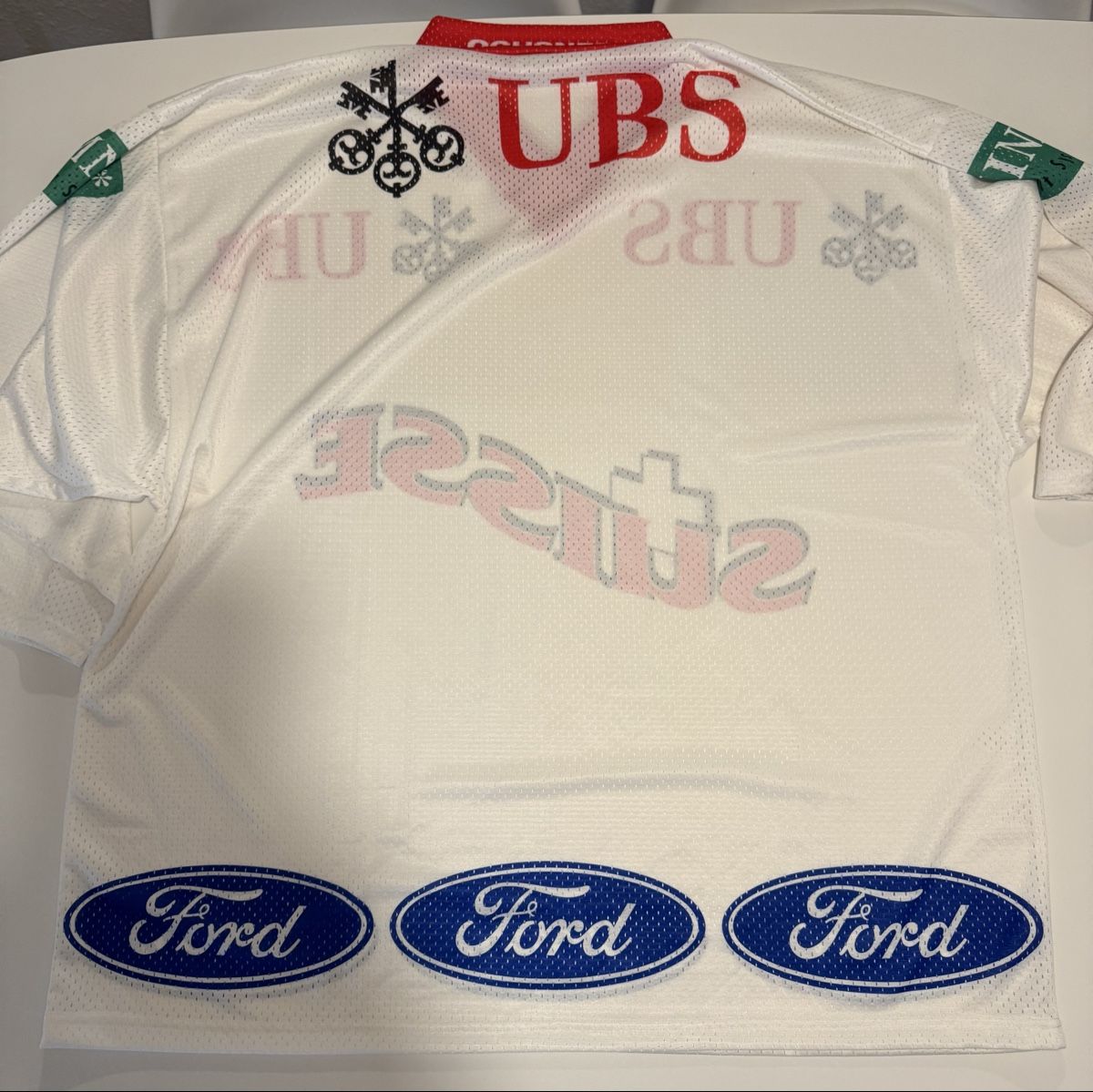 Schweizer Nati Canottiere & Pantaloni: Maillot Hockey Équipe Suisse – Usato da Genève venduto da AS27 1