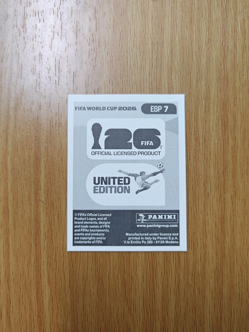 Panini Carte collezionabili: Panini WM 2026 Sticker - ESP 7 – Usato da Hochdorf venduto da all_u_want 1