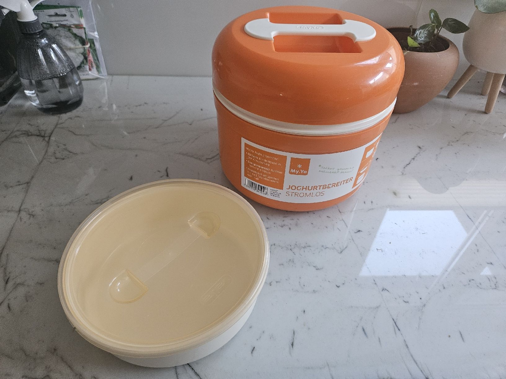 Elettrodomestici da cucina: My.Yo Joghurtbereiter stromlos orange – Usato da Kloten venduto da Tacha_gb