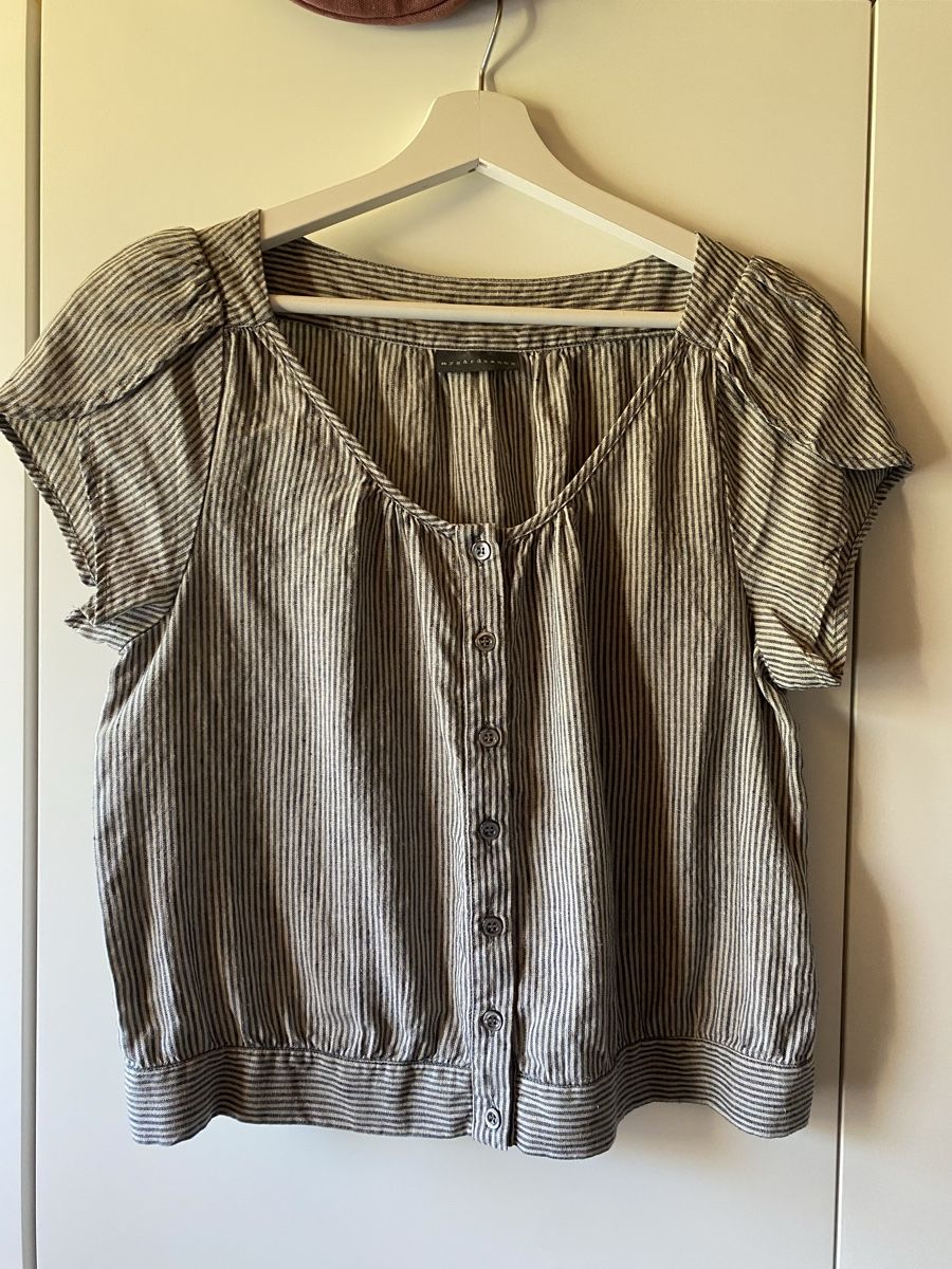 Nygårdsanna Top: Nygardsanna linen top – Nuovo (secondo la descrizione) da Mont-sur-Lausanne venduto da lacasta