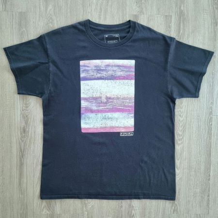 Vintage EZEKIEL Shirt L Skateboard Y2K Pastel Art Painting