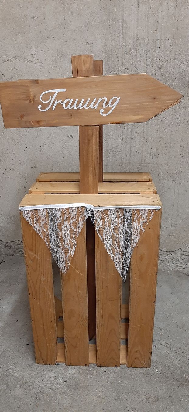 Schilder: Wegweiser "Trauung" / Hochzeit – Gebraucht aus Utzenstorf von green29 1
